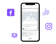 Idéo améliorant la présence sur Facebook, Instagram et Google.