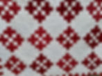 Thumbnail: Red & White Cross Quilt - Vintage