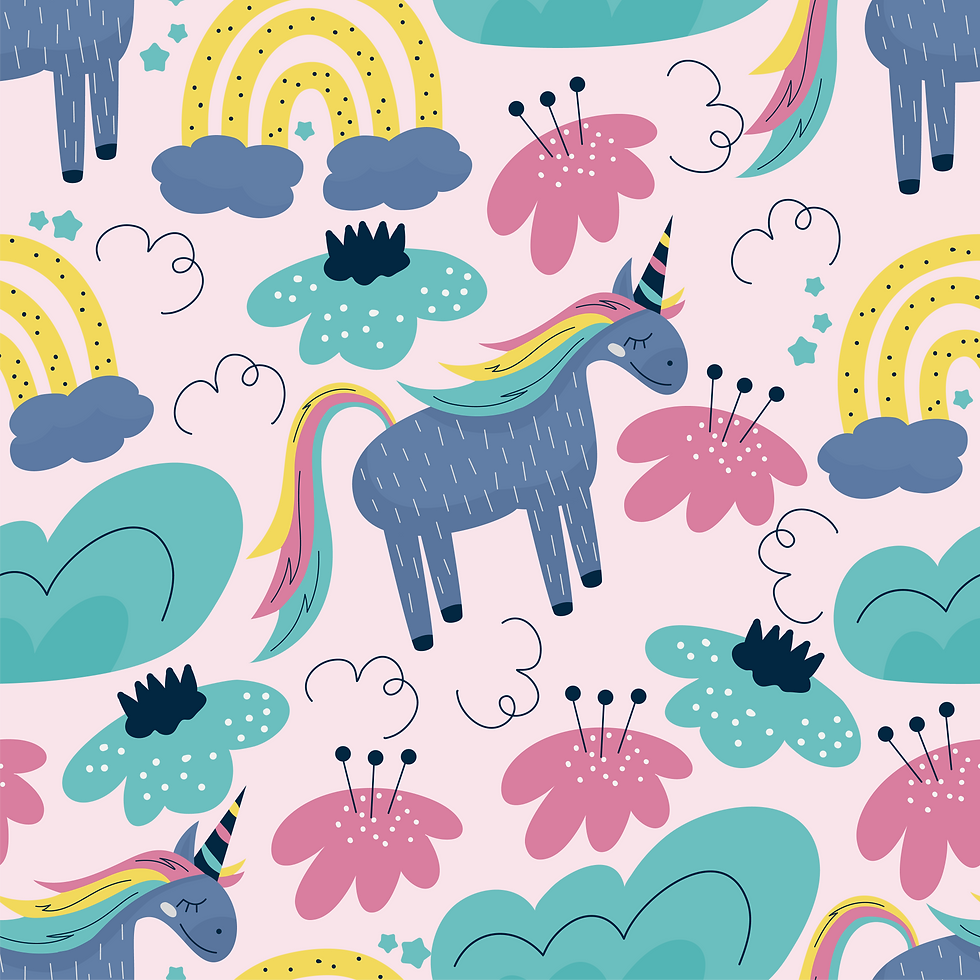 Unicorn Pattern # 8 Blanket cover