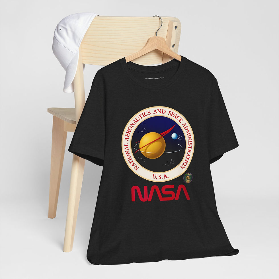 Thumbnail: Front view of NASA Seal Logo fan-art tribute by The OuterMoo. Not sponsored, endorsed, or approved by NASA.
