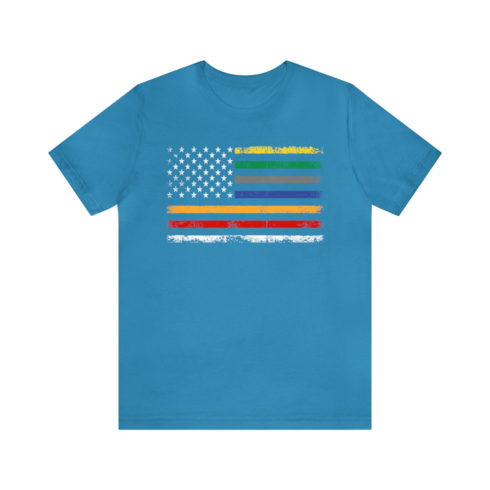 Thumbnail: First Responders Flag v3 - FR00003-1