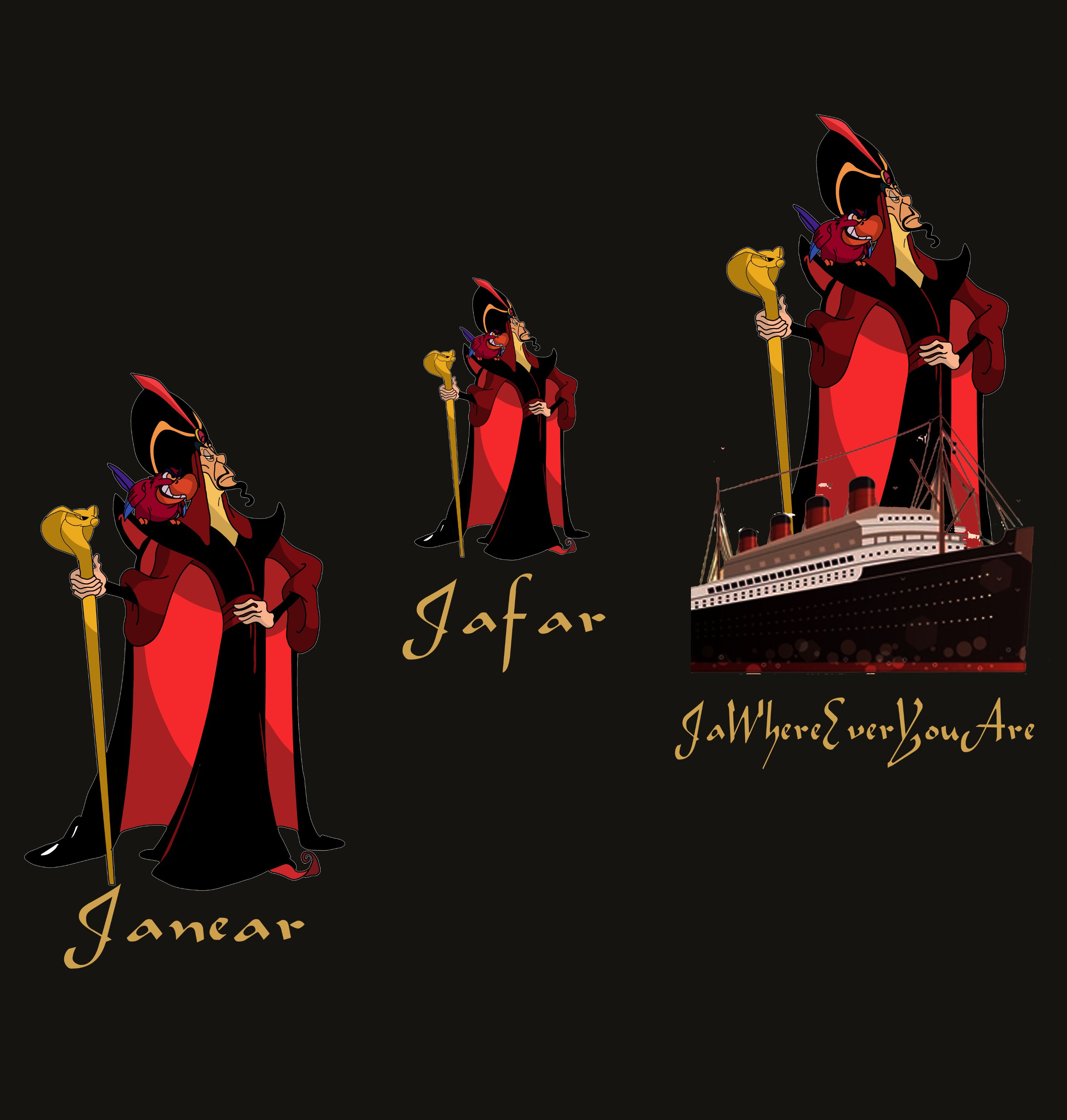 Janear, Jafar, Ja Wherever You Are, Aladdin Pun - SV00153-1