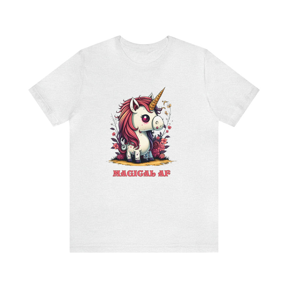 Thumbnail: Cute edgy unicorn graphic.