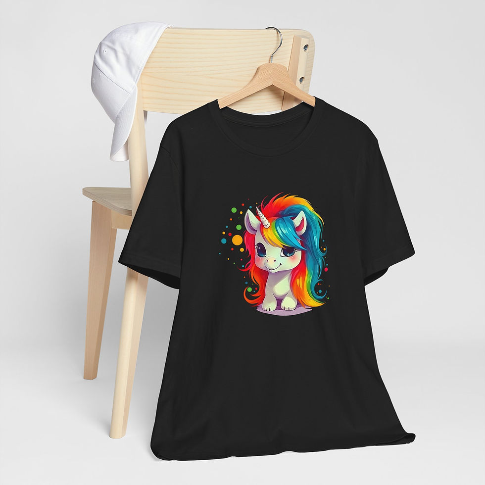 Thumbnail: Hanging view of bright unicorn design.