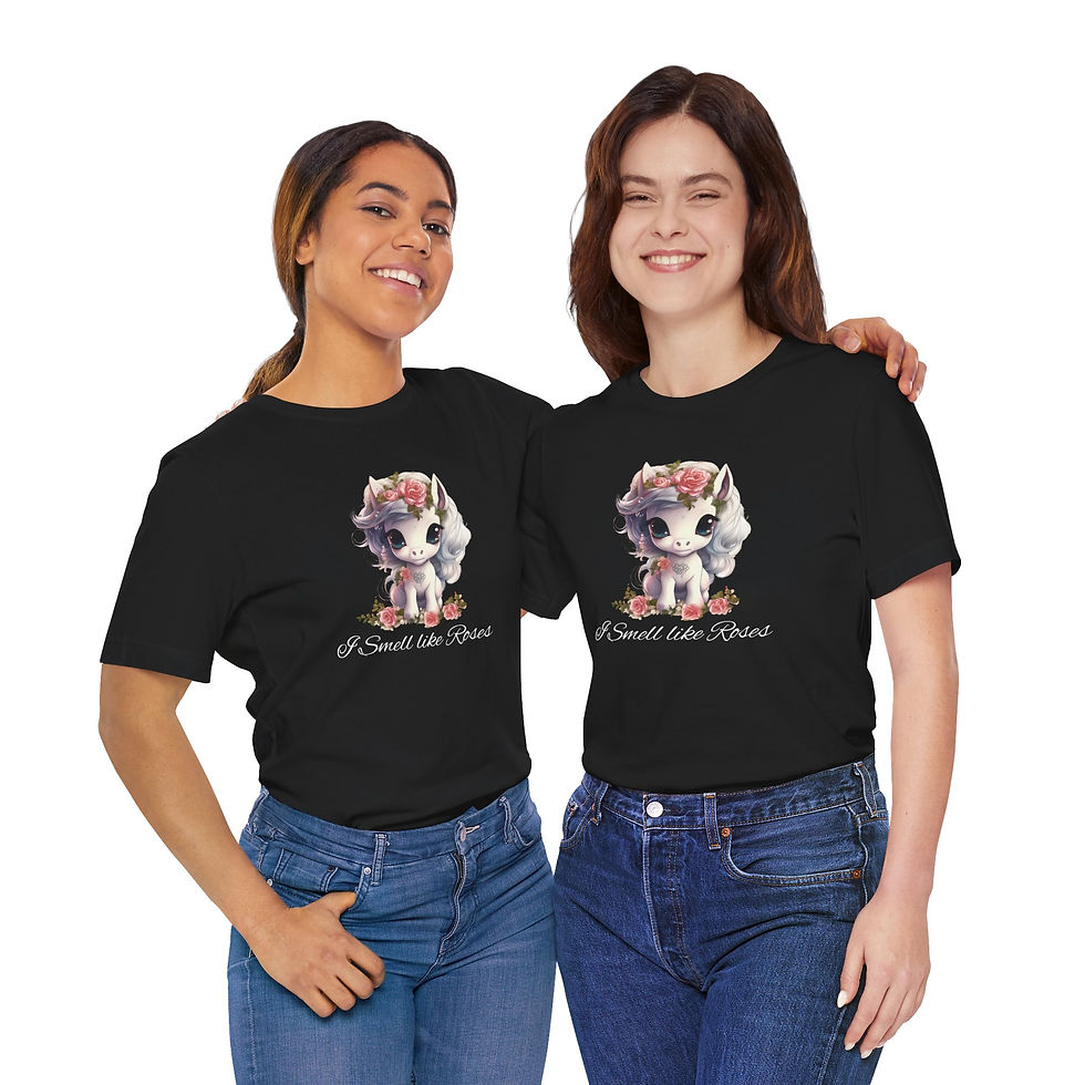 Thumbnail: I Smell Like Roses Baby Horse Shirt - BT00107-1