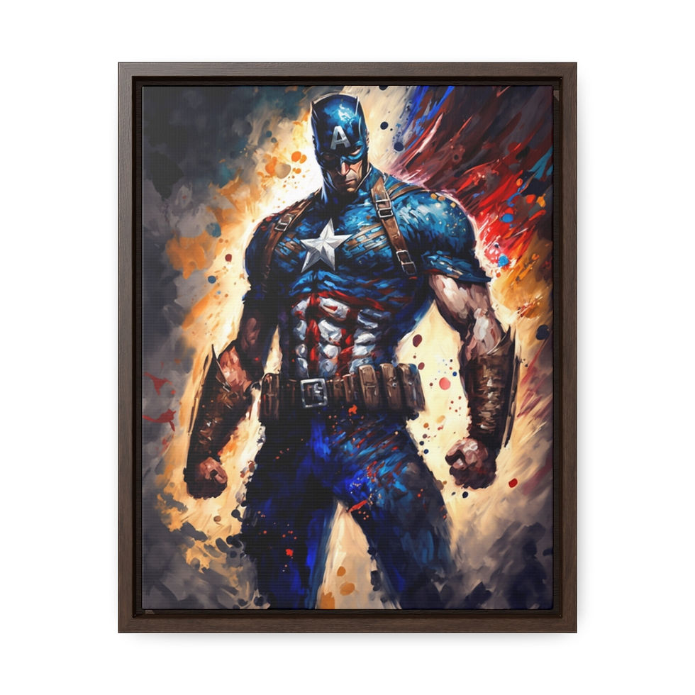 Thumbnail: Captain America, Steve Rogers, Avengers, Canvas Wall Art