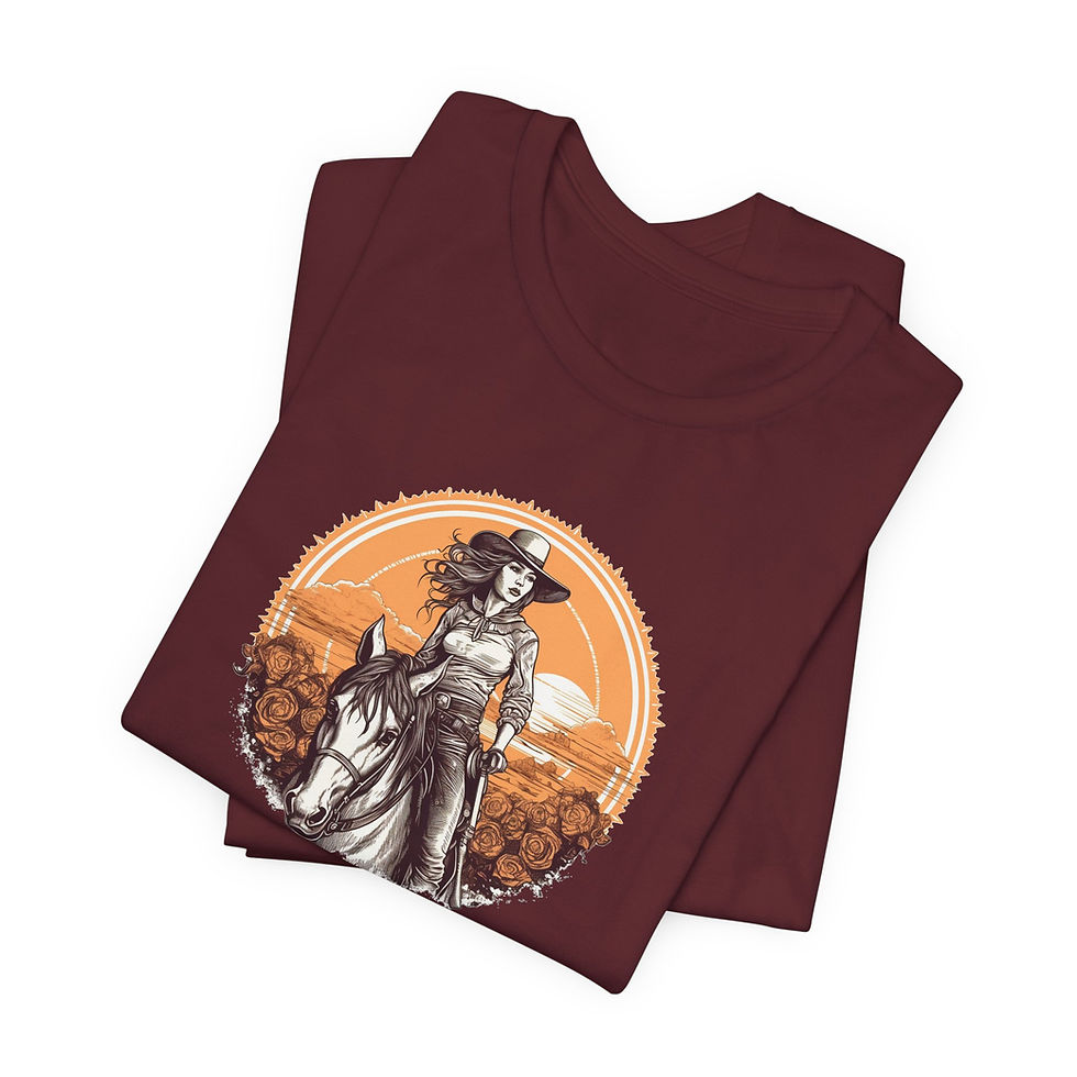 Thumbnail: Become Who You Are Cowgirl Shirt - BT00070-1