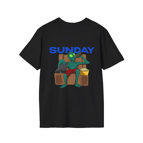Aliens Chill on Sundays Shirt | Relaxed UFO Humor