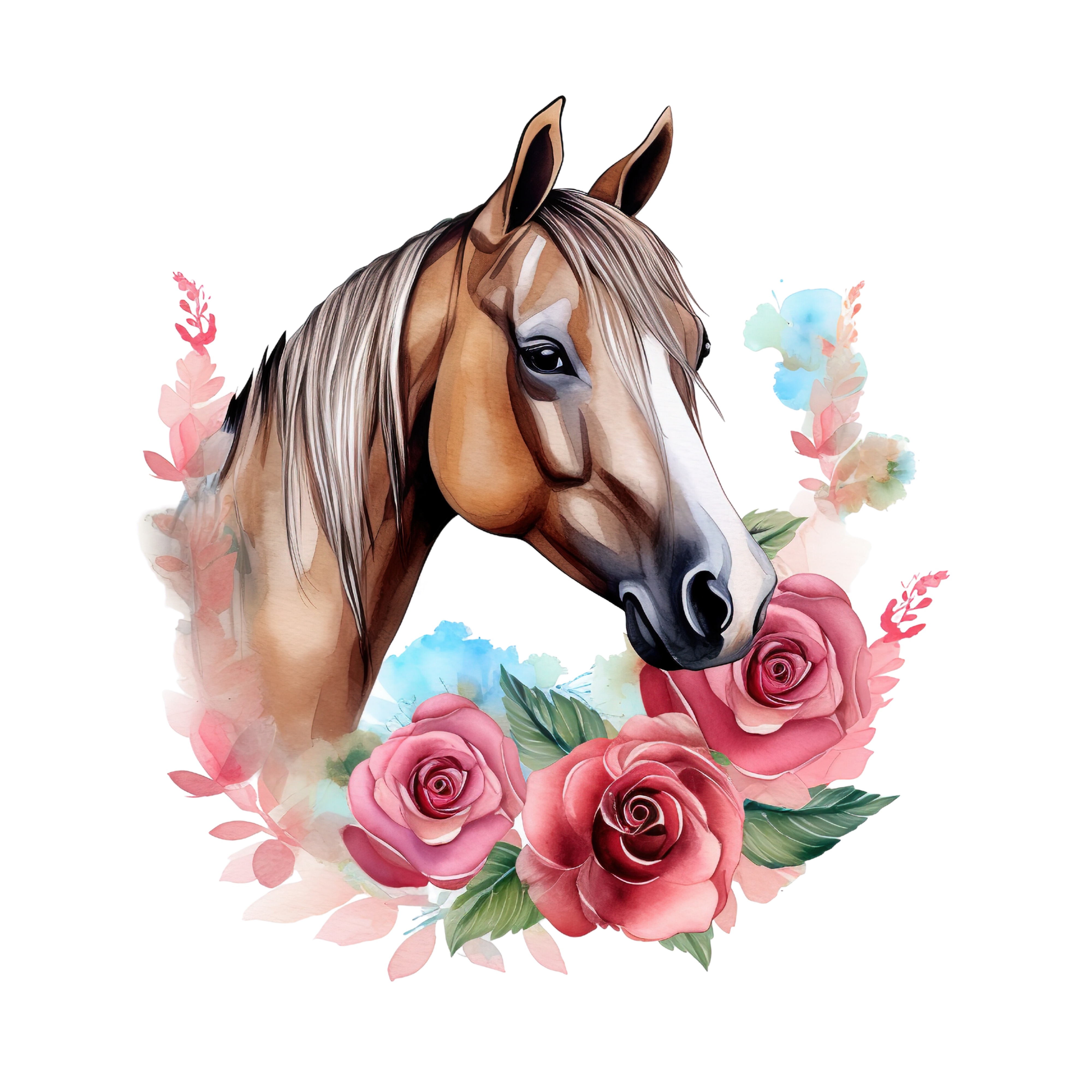 Motivational Horse Rider Shirt: Kiss My Nose! - BT00102-1