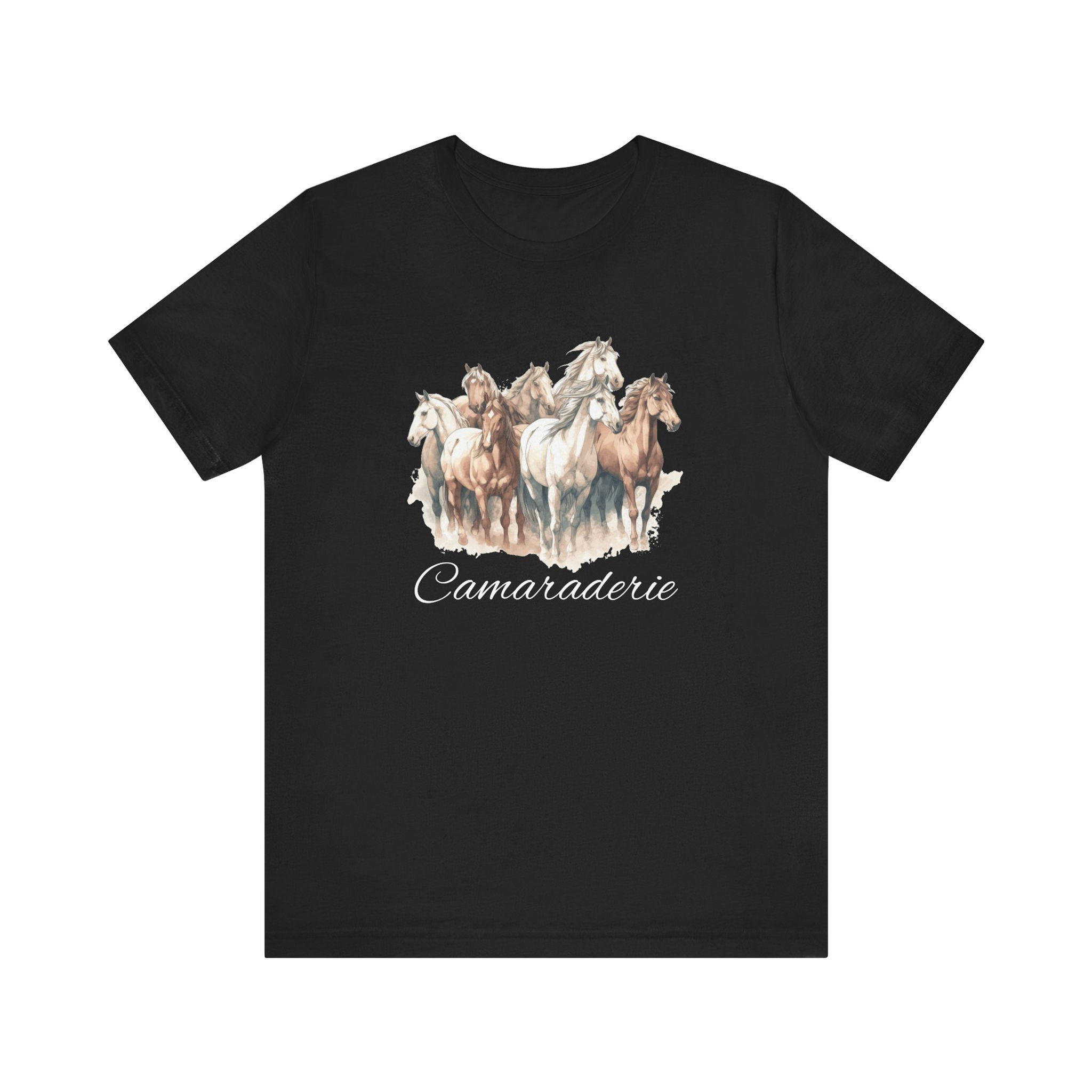Camaraderie Horse Lover Shirt front view – equestrian camaraderie shirt.