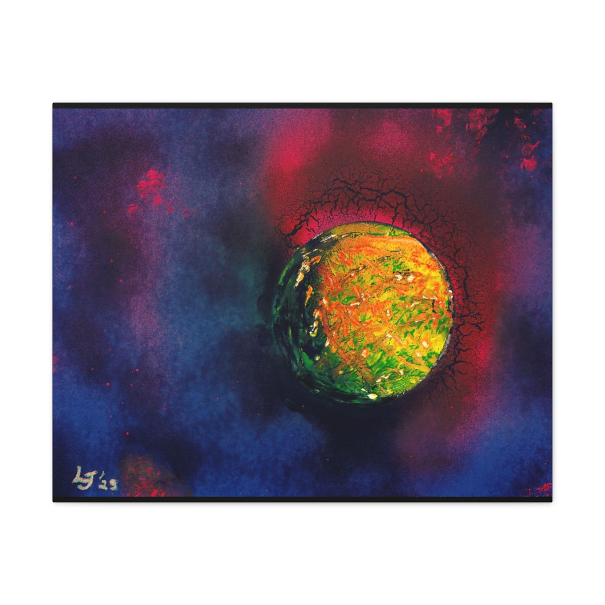 Orange yellow Green Planet Filmstock