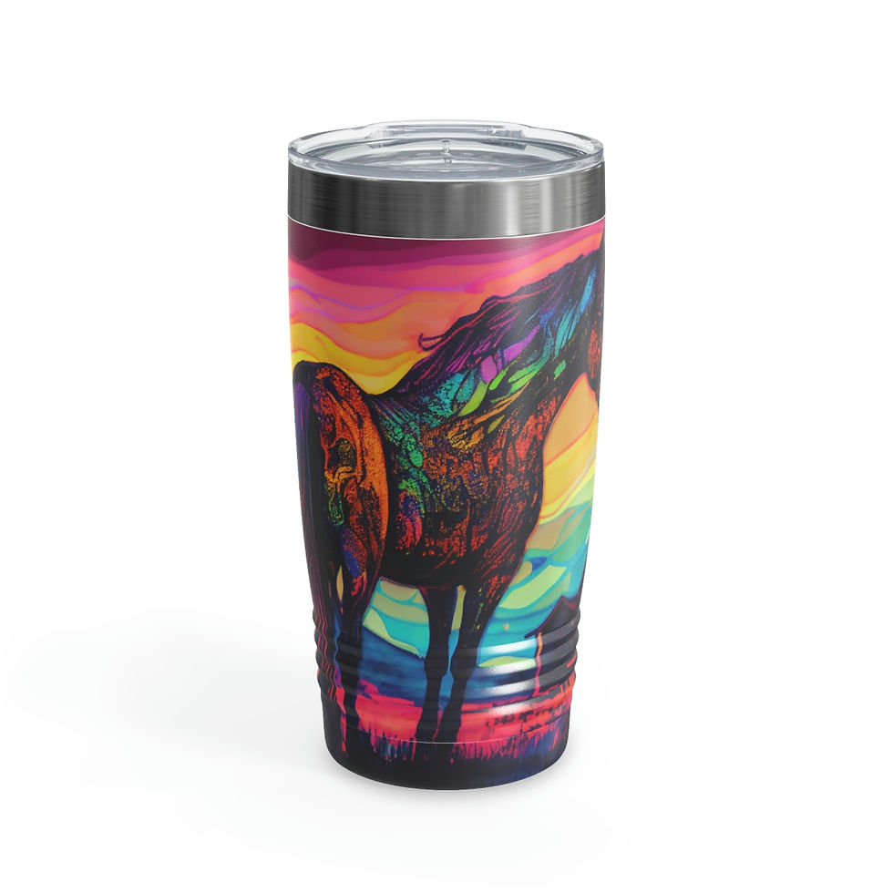 Ringneck Tumbler, 20oz Horse Love # 33