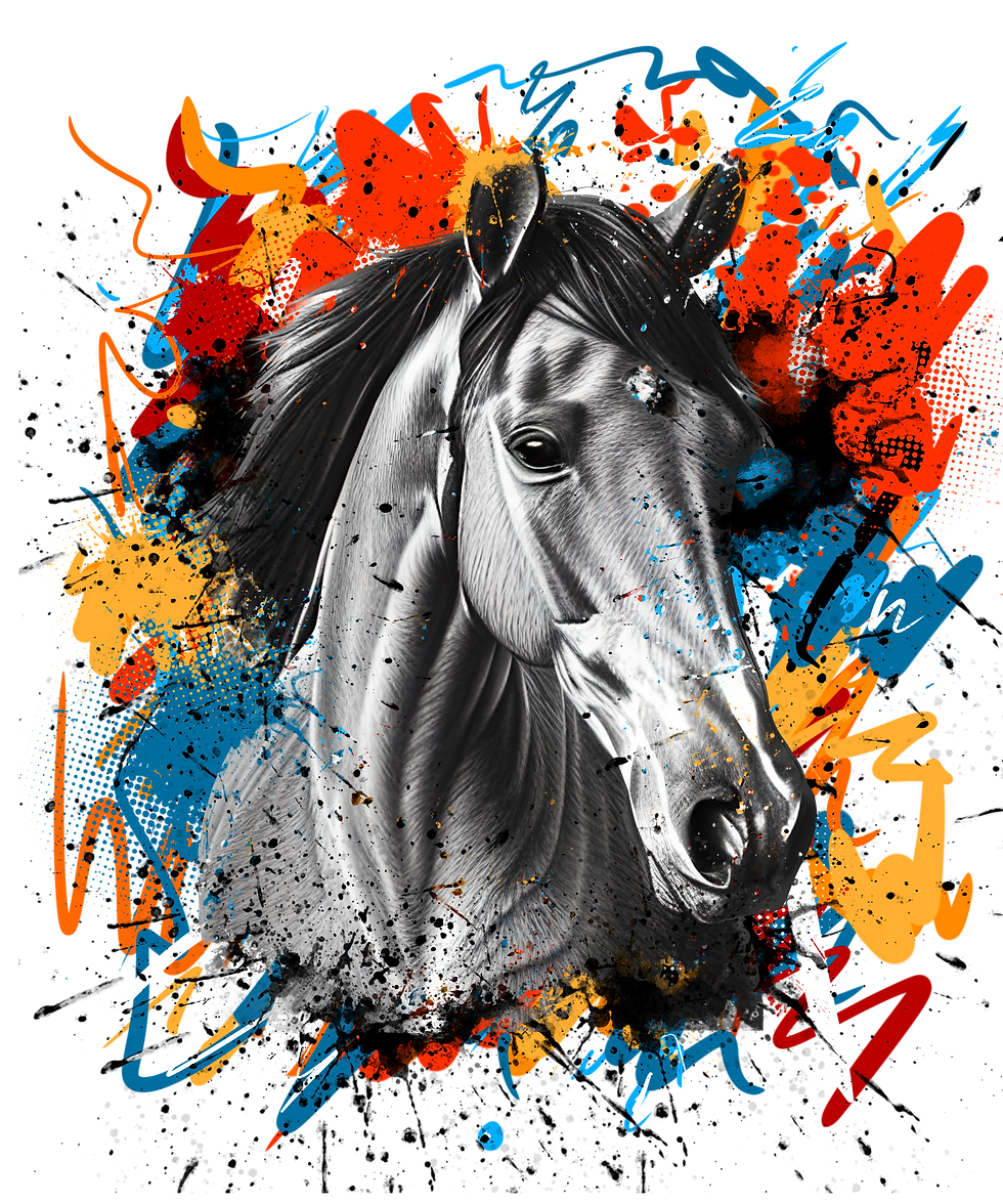 Watercolor Horse v8 - BT00117-1