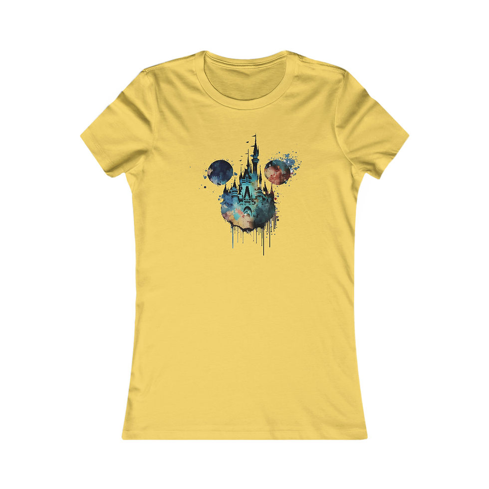 Thumbnail: Mickey Head Castle v9, Disney Vacation Shirt, Women - SV00253-1