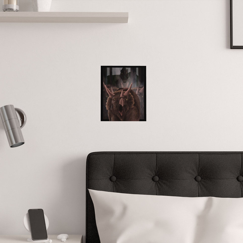 Thumbnail: Stampede Jurassic Park Poster Satin Posters (210gsm)