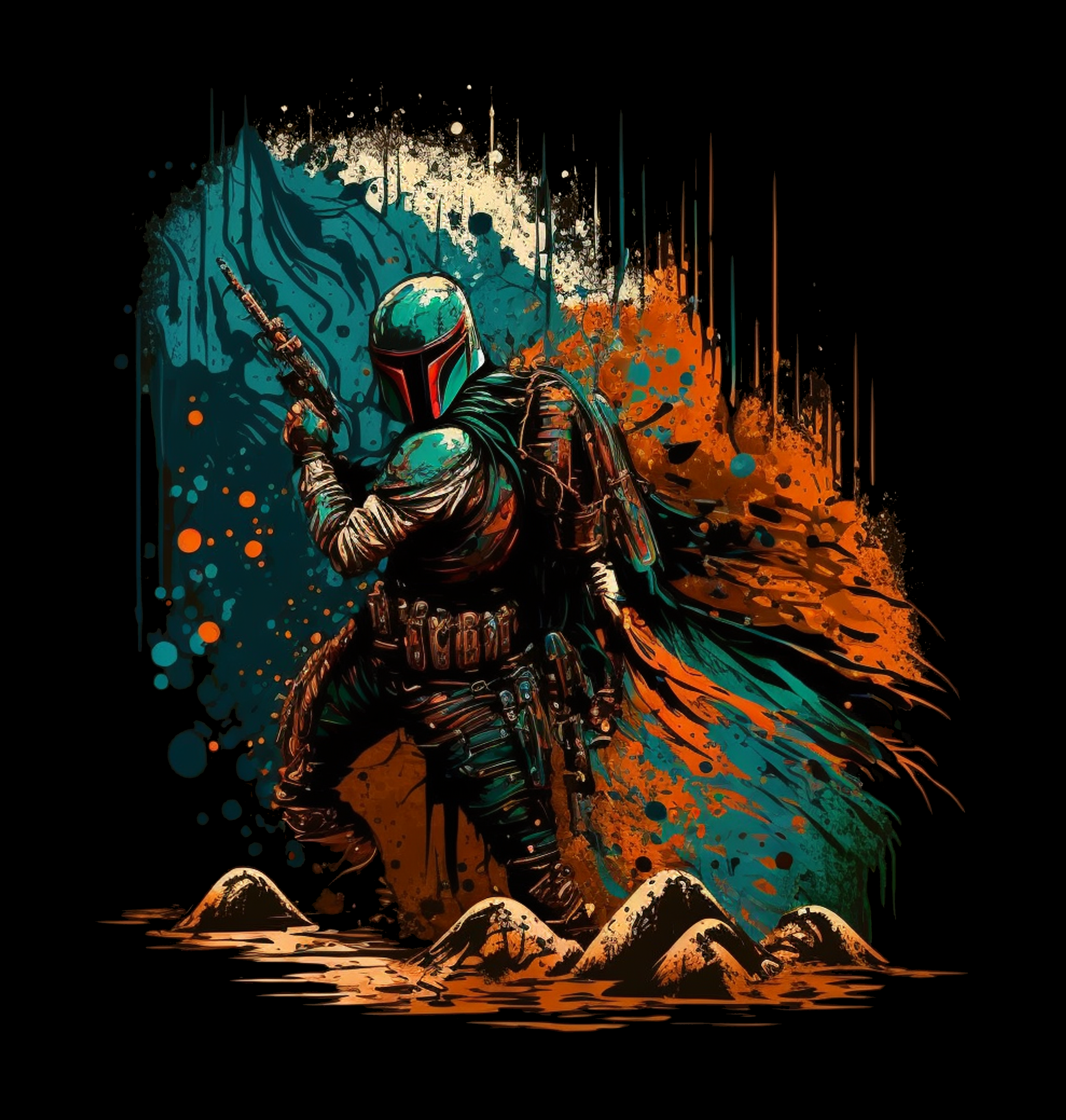 Boba Fett Star Wars The Mandalorian v4 - SV00161-1