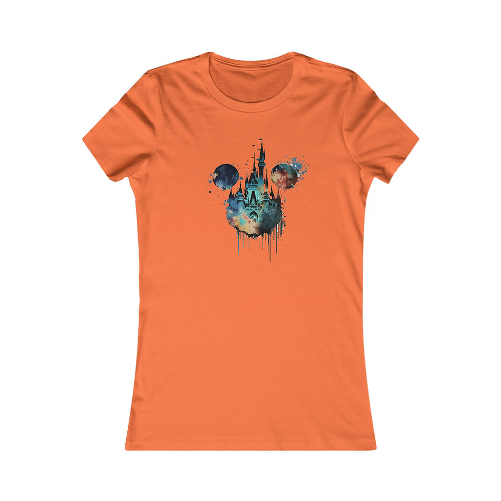 Thumbnail: Mickey Head Castle v9, Disney Vacation Shirt, Women - SV00253-1