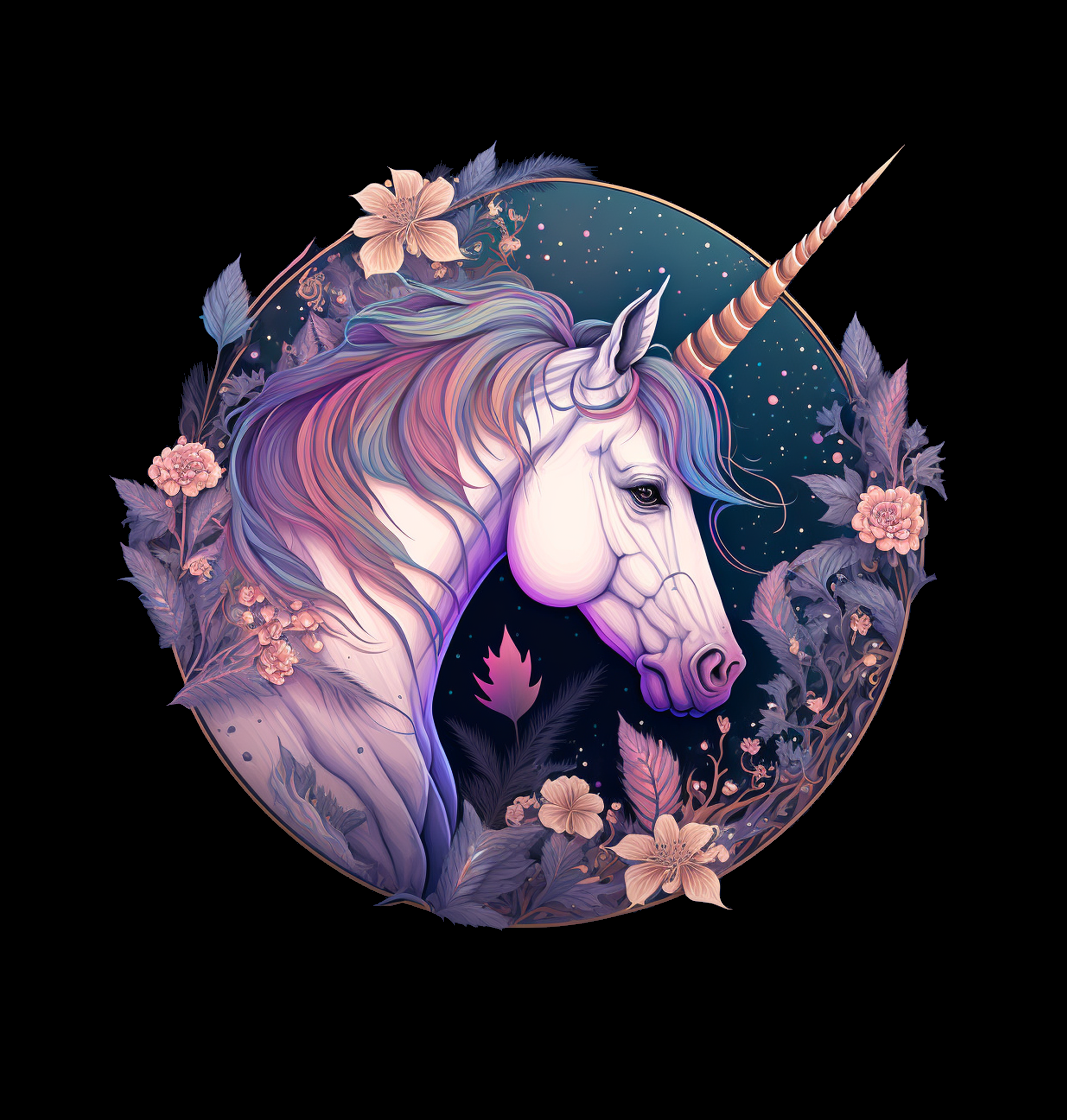 Pretty Purple Unicorn - BT00248-1