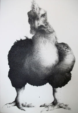 Marie-France Jean, Tèrra, 2018, plume et encre sur papier, 120 x 80 cm.jpg