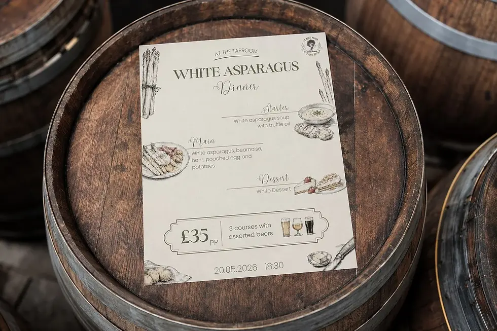 White Aspargus Dinner