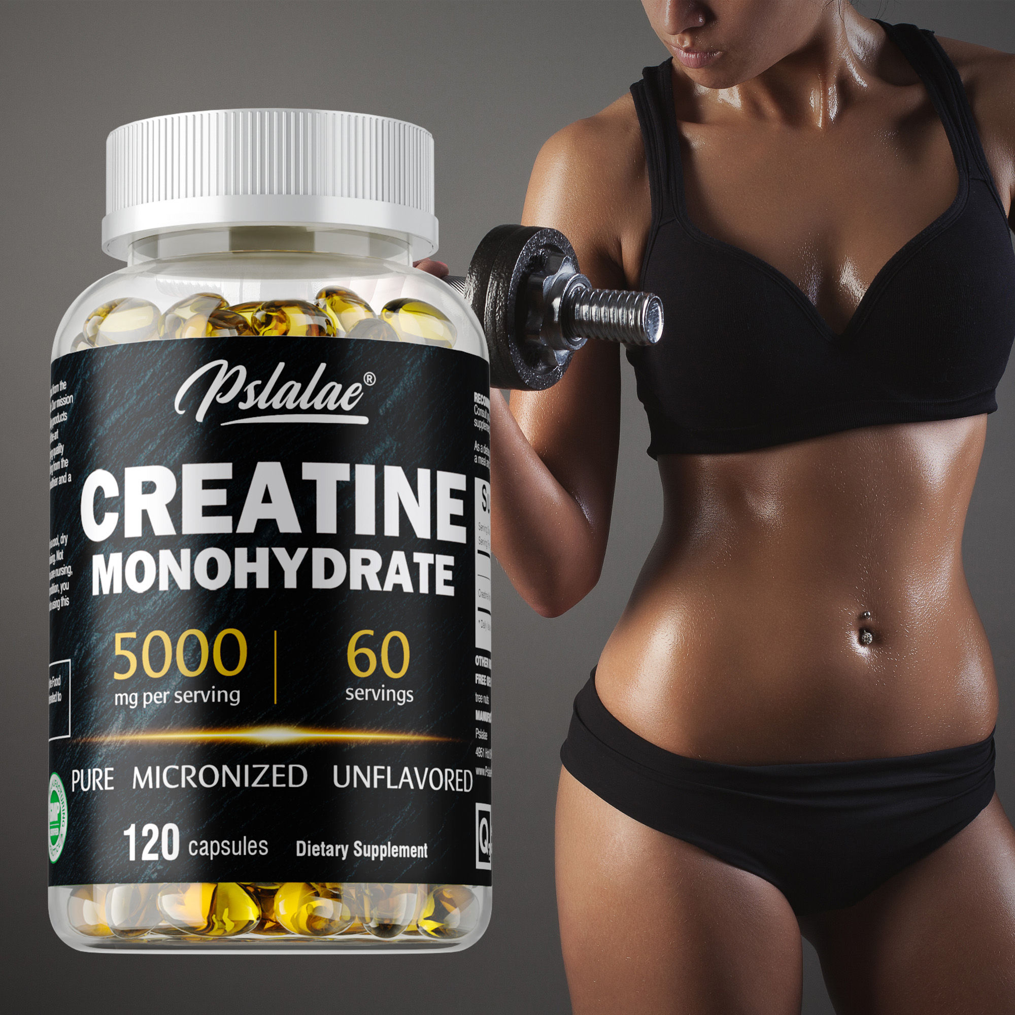 Creatine Monohydrate - Build Muscle, Improve Athletic Performance.