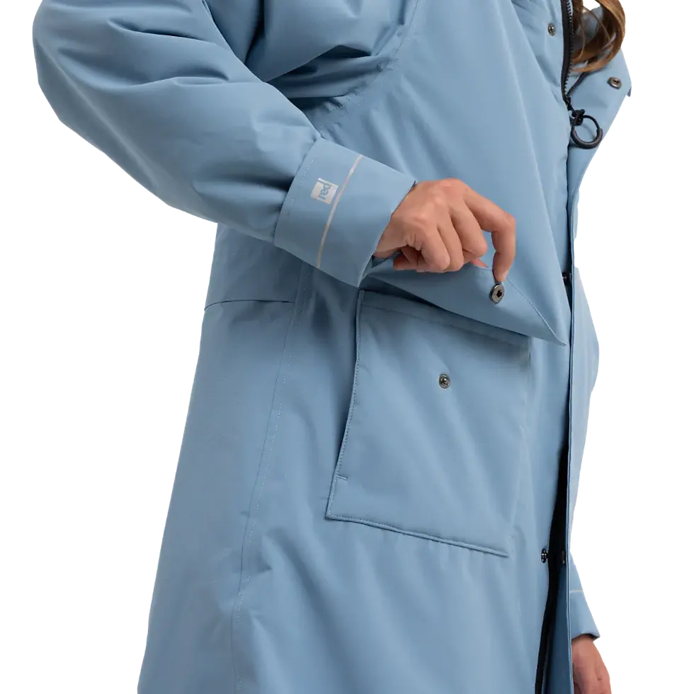 Miniatiūra: RED MOTERIŠKA VANDENIUI ATSPARI PARKA STRIUKĖ, PALTAS (Šviesiai mėlyna) S