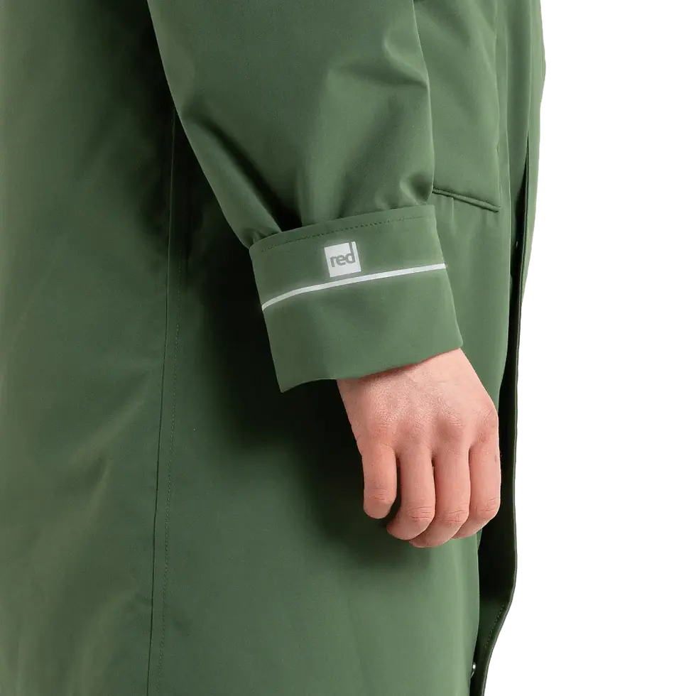 Miniatiūra: RED MOTERIŠKA VANDENIUI ATSPARI PARKA STRIUKĖ, PALTAS (MIŠKO ŽALIA) SLIMLINE EVO
