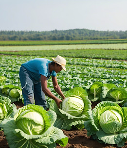cabbage farm with worker picking the cabbage.jpg
