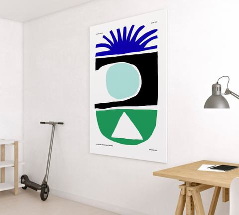 peinture sur papier par studio baraka