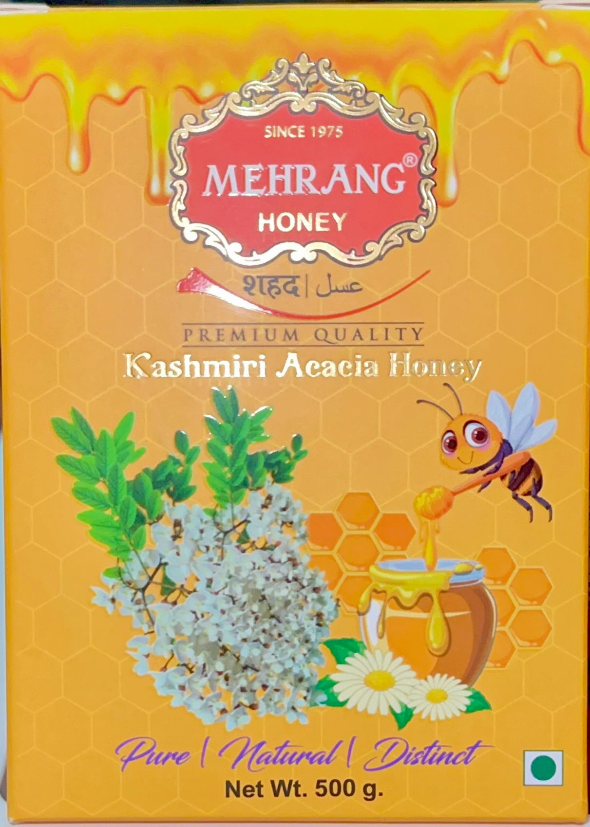 Mehrang Kashmiri Acacia Honey - 500 Grams