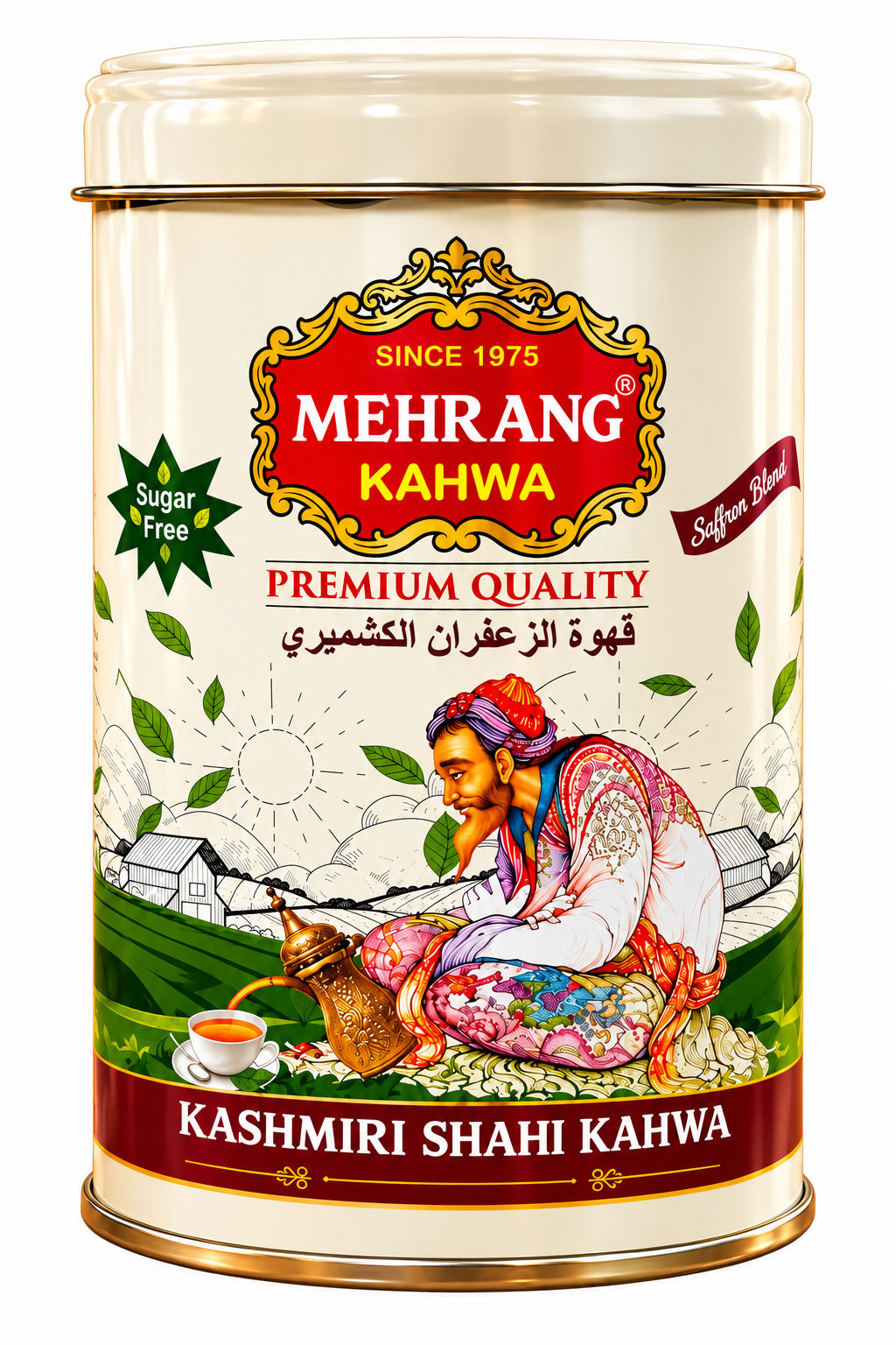 Mehrang Kashmiri Kahwa - 100 Grams - Sugar Free