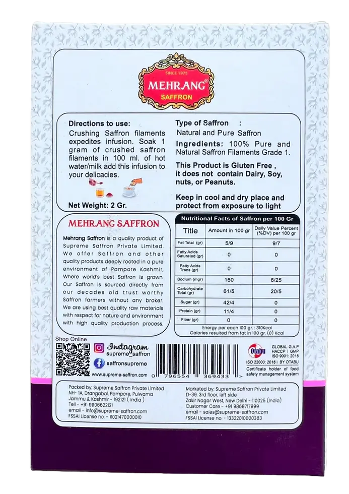 kesar 1 gram price