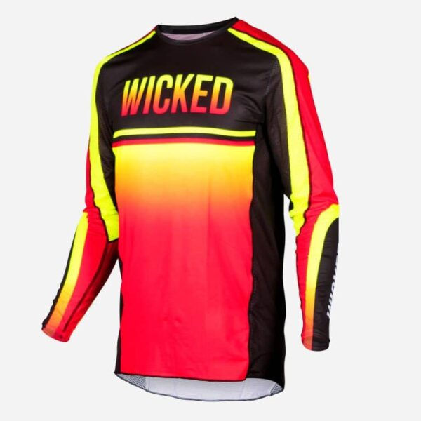youth red epic jersey mx motocross dirt bike clothing