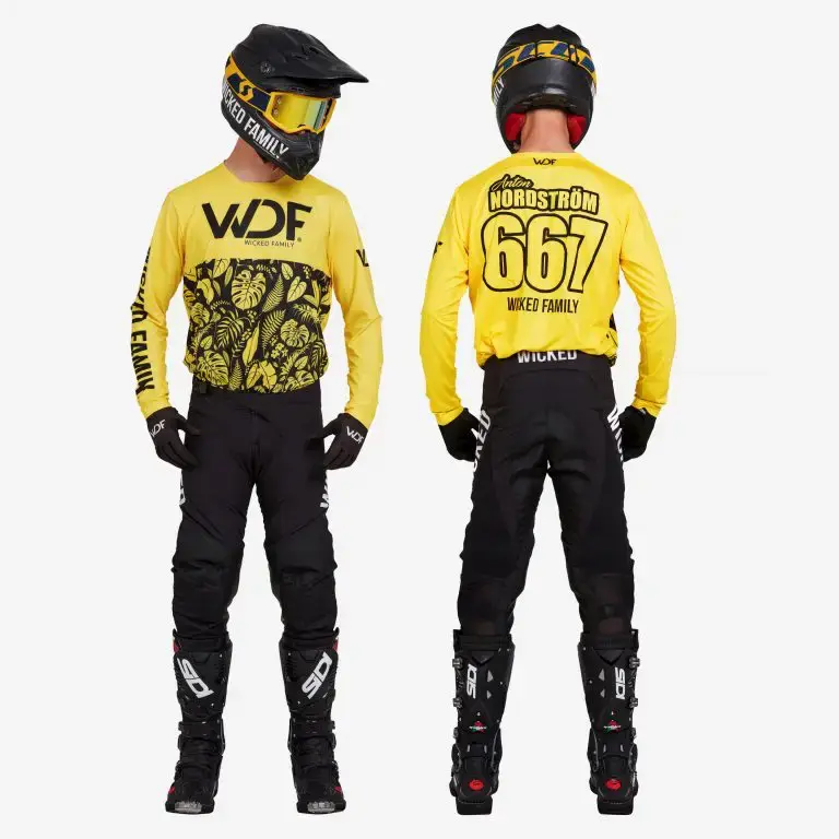 Thumbnail: youth yellow action jersey mx motocross dirt bike clothing