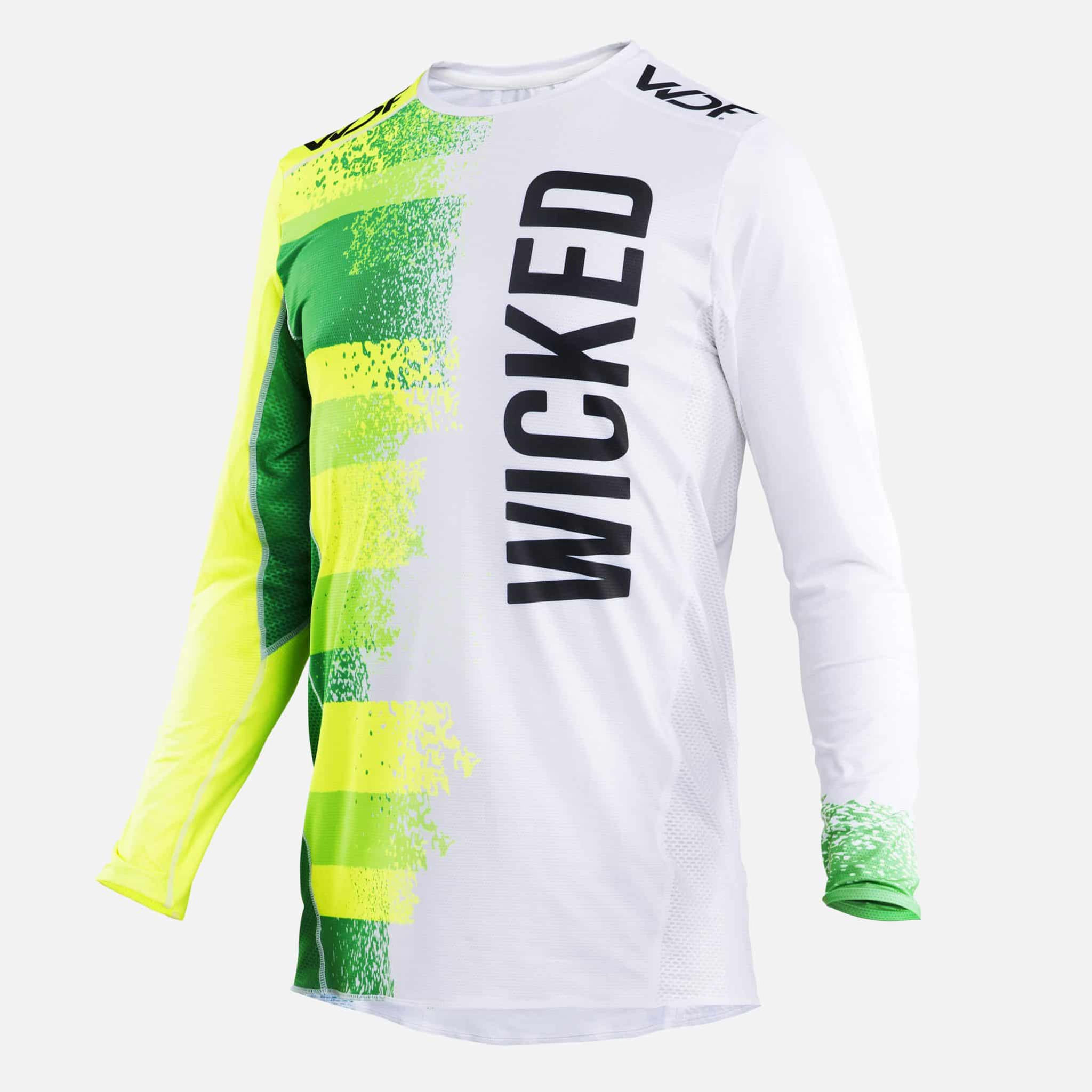 youth green twisted jersey mx motocross dirt bike clothing