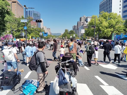 フラワーフェスティバルに行きました