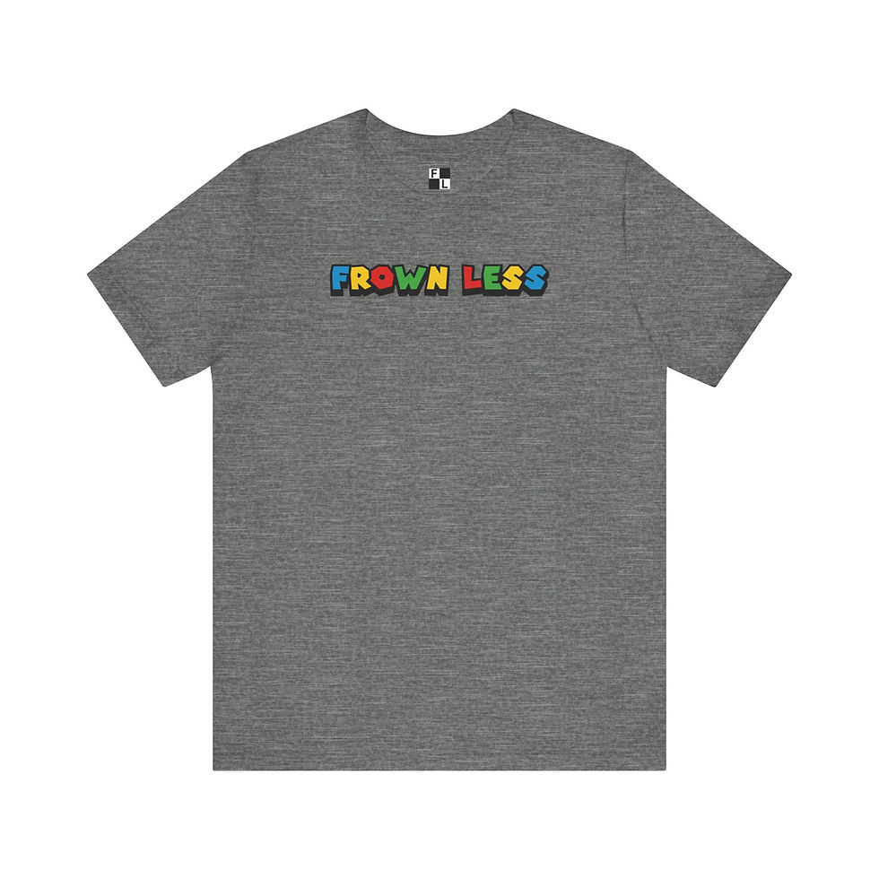 Thumbnail: Super Frown Less Unisex Jersey Short Sleeve Tee