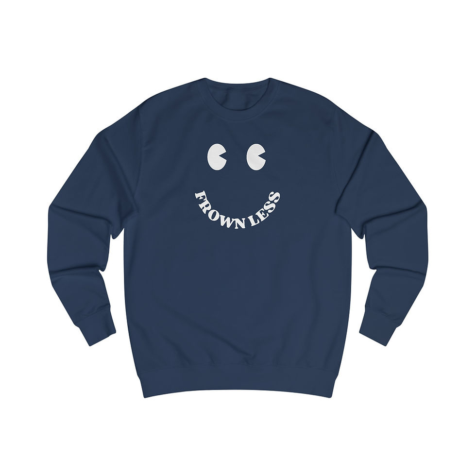 Thumbnail: Frown Less Smile Unisex Sweatshirt