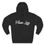 Thumbnail: Frown Less Cursive Three-Panel Fleece Hoodie