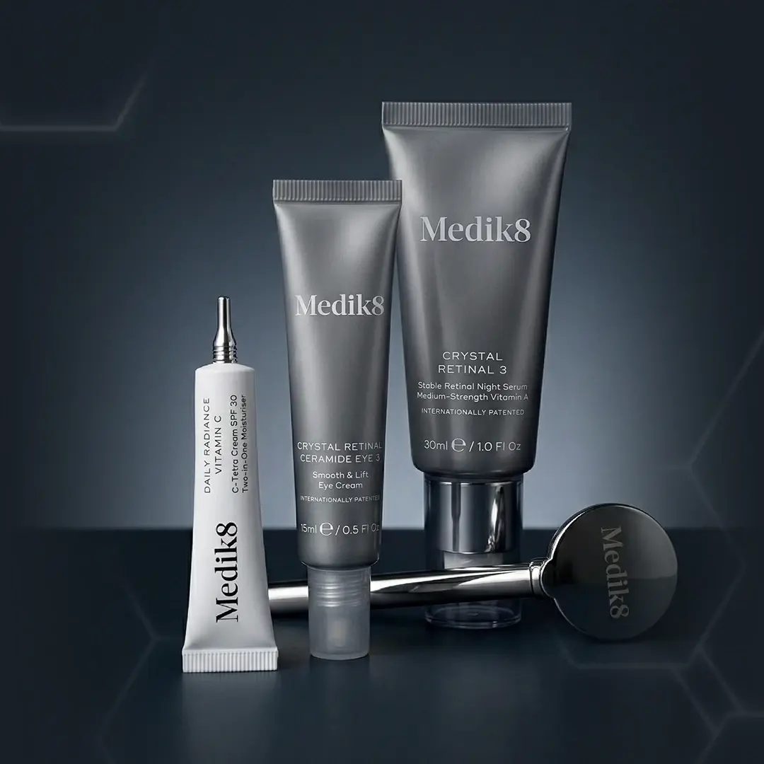 Medik8 Лімітований набір Crystal Retinal 3 Essentials Face & Eye Set