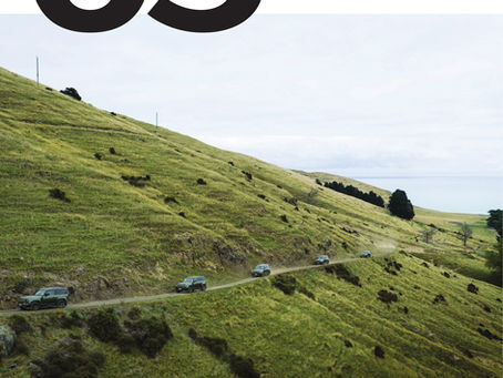 03 Magazine Cover Featuring Lightchasers Image from Land Rover Defender Shoot