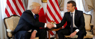 Trump and Macron: An unlikely friendship is born