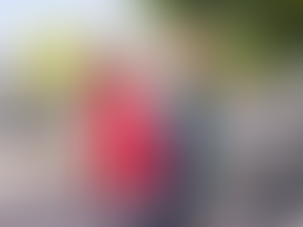 Roundabout Circus performers in Christmas themed outfits