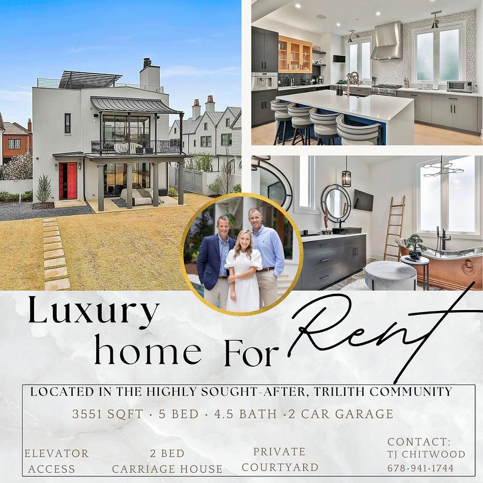 Trilith Rental Available Now! 