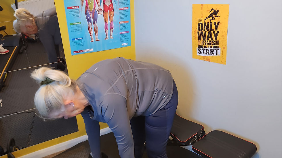 The deadlift exercise improves hip and lower back strength