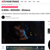 Actu music France X.irda Distance