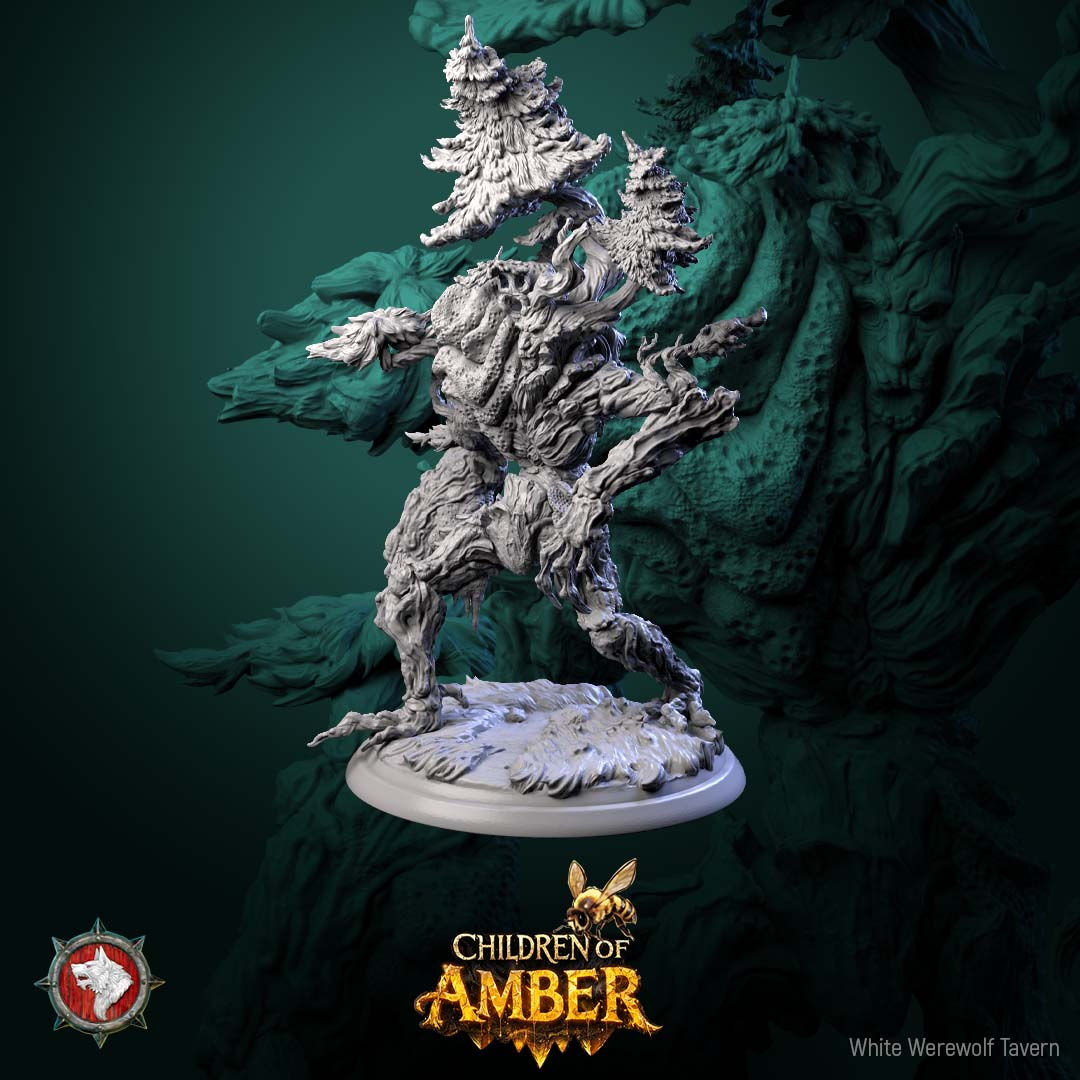 Children of Amber - The Rooted Warden (32mm scale, 75mm base - HUGE CREATURE)