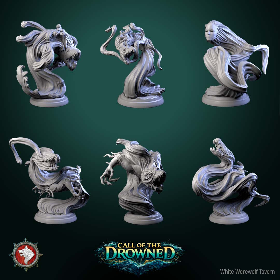 Call of the Drowned - Water Elementals (Set of 6)