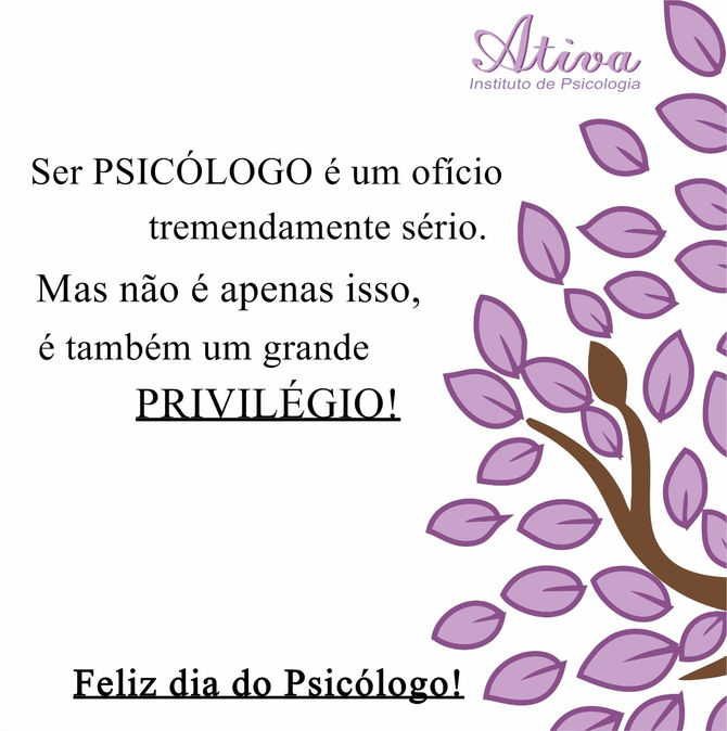 Mês do Psicólogo