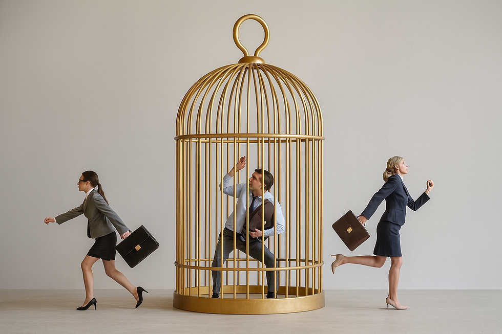 Gouden kooi metafoor